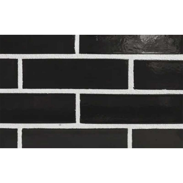 Глазурованный кирпич S.Anselmo Black, 215х102х65 мм