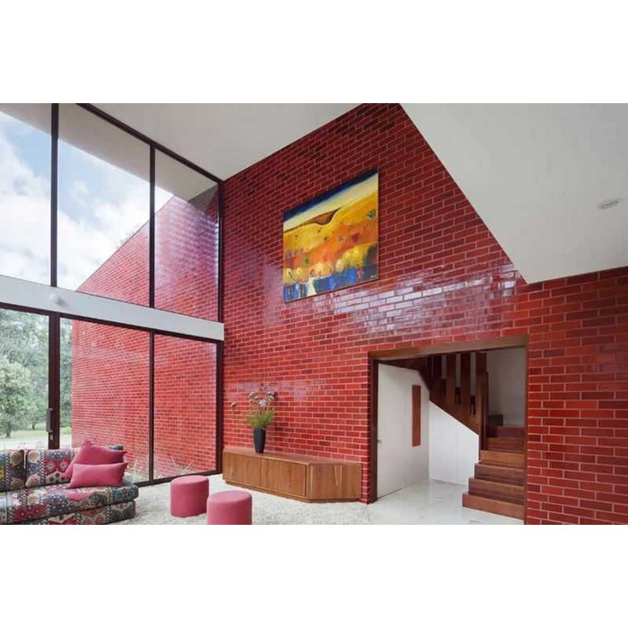 Глазурованный кирпич S.Anselmo Red, 240х115х70 мм фото 2