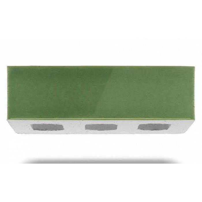 Глазурованный кирпич S.Anselmo Light green, 215х102х65 мм фото 2