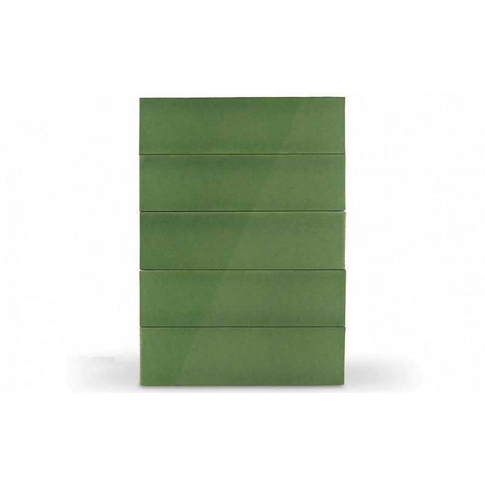 Глазурованный кирпич S.Anselmo Light green, 215х102х65 мм