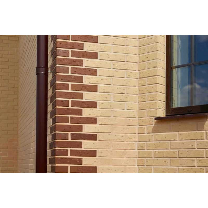 Кирпич облицовочный ЛСР слоновая кость рустик М175 250х120х65 мм фото 9