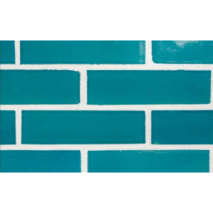 Глазурованный кирпич S.Anselmo Turquoise, 240х115х70 мм