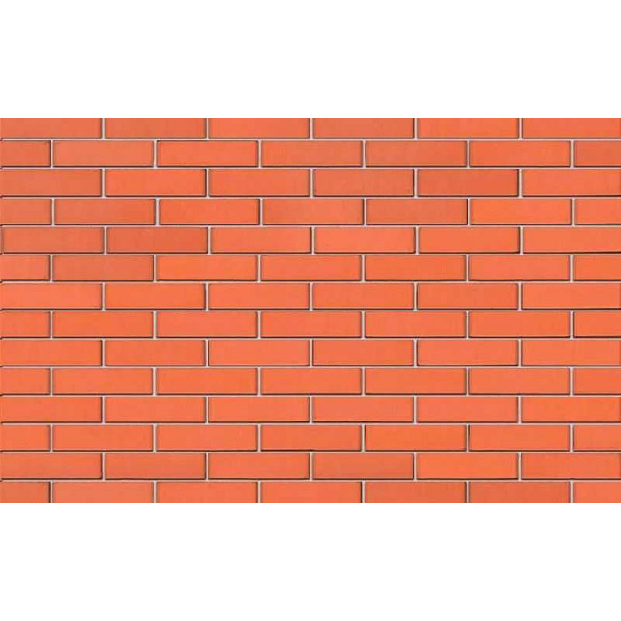 Кирпич облицовочный BRAER красный гладкий, 250х85х65 мм фото 3