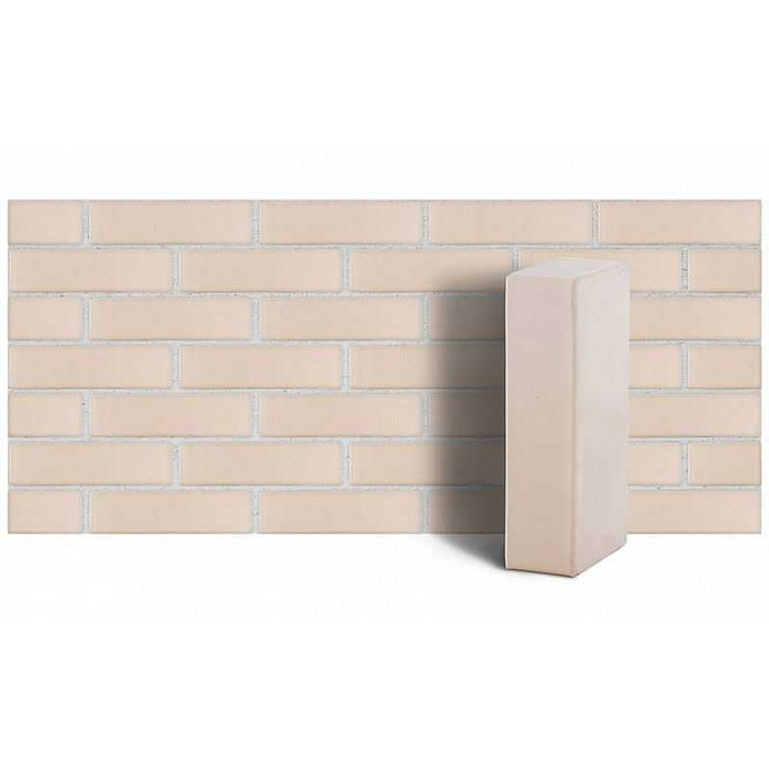 Кирпич облицовочный ЛСР белый гладкий, 250х120х65 мм фото 2