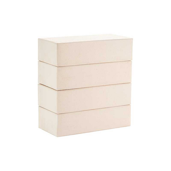 Кирпич облицовочный ЛСР белый гладкий, 250х120х65 мм