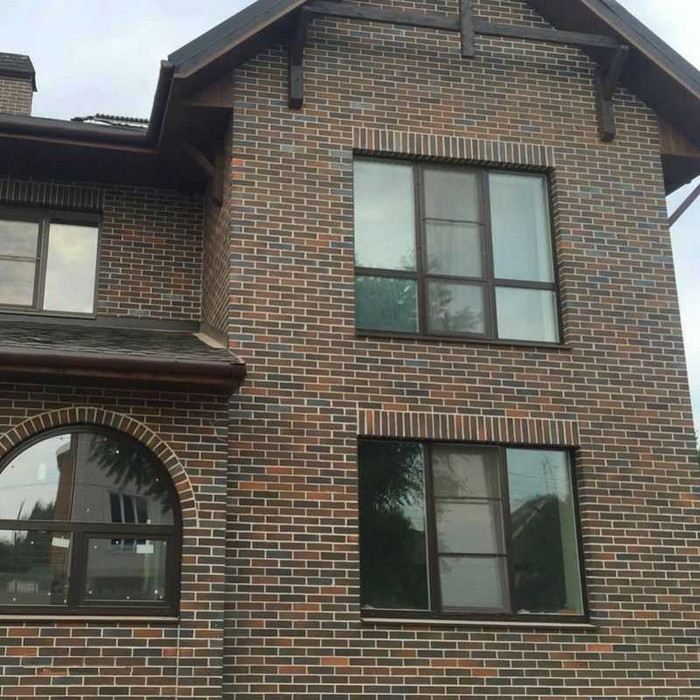 Кирпич облицовочный пустотелый Пятый элемент флэш Мюнхен рустик 250х120х65 мм фото 7