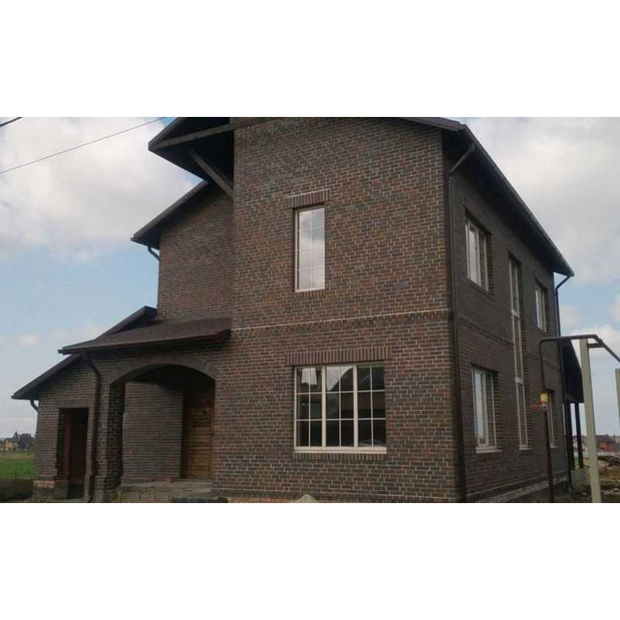 Кирпич облицовочный пустотелый Пятый элемент флэш Мюнхен рустик 250х120х65 мм фото 6