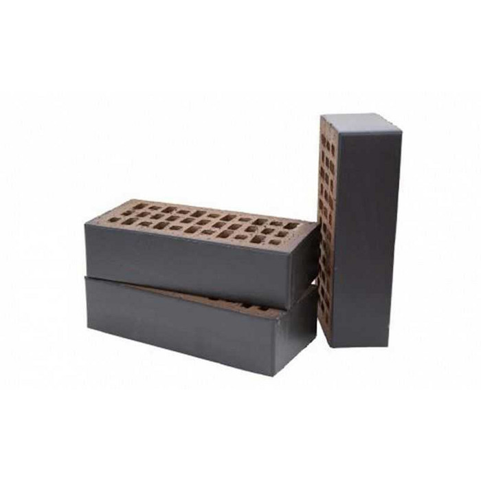 Кирпич облицовочный пустотелый Lode Carbon, 250х120х65 мм фото 3