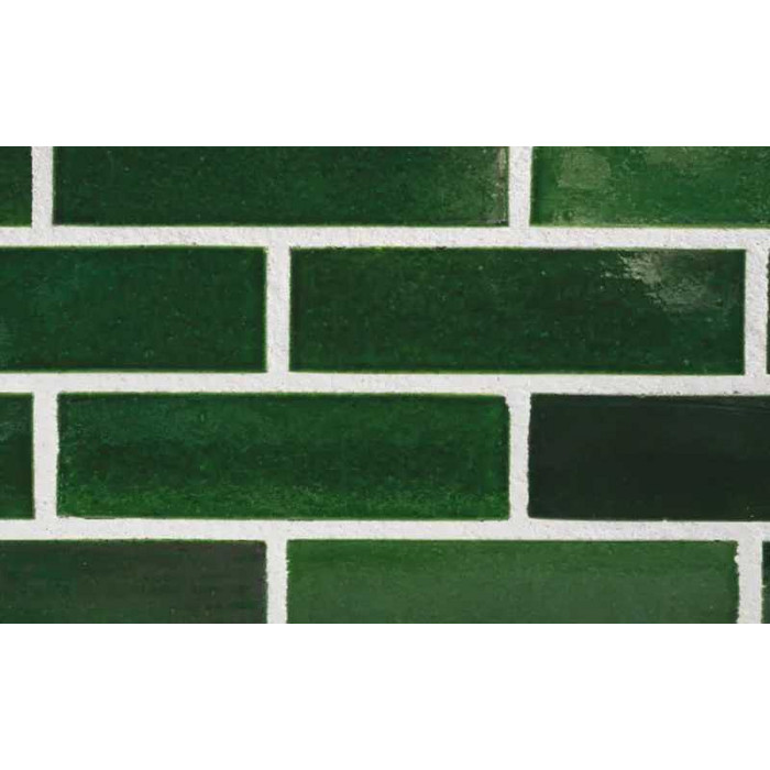 Глазурованный кирпич S.Anselmo Dark green, 215х102х65 мм