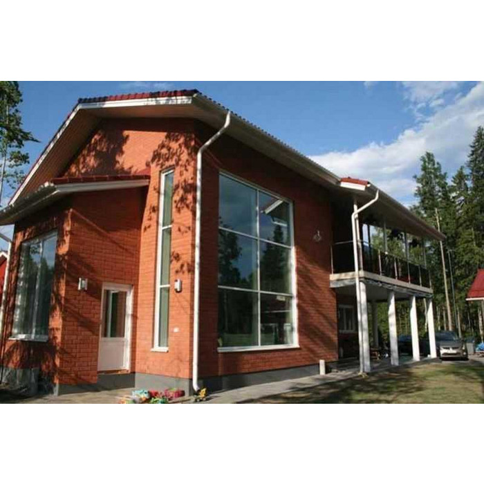 Кирпич облицовочный Terca Punainen гладкий, 285х85х75 мм фото 4