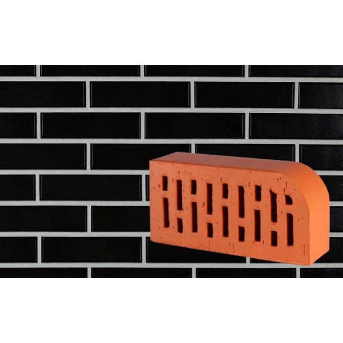 Кирпич облицовочный радиусный пустотелый Lode Krypton F15 (R60) гладкий, 250х120х65 мм