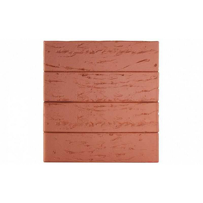 Кирпич облицовочный ЛСР красный рустик, утолщенные стенки, М175, 250х120х65 мм фото 5