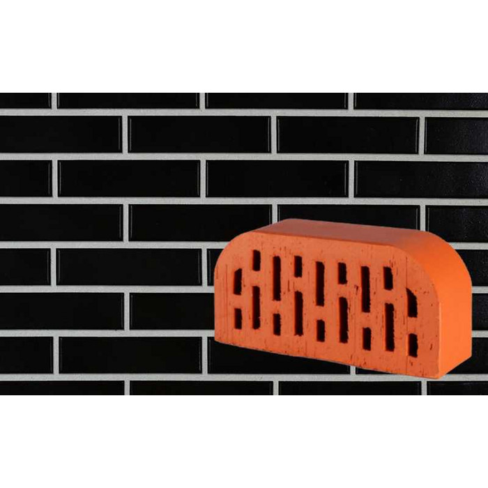 Кирпич облицовочный радиусный пустотелый Lode Krypton F14 гладкий, 250х120х65 мм