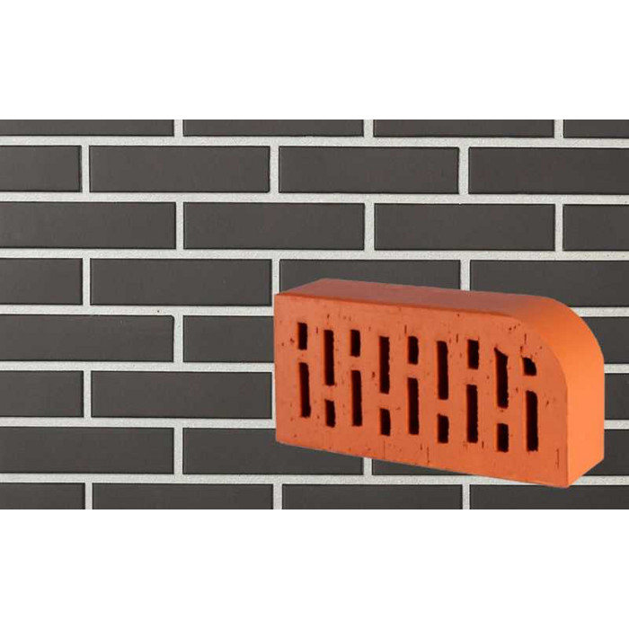 Кирпич облицовочный радиусный пустотелый Lode Saturn F15 (R60) гладкий, 250х120х65 мм