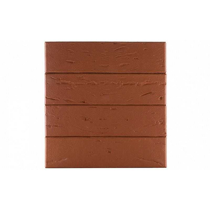Кирпич облицовочный ЛСР темно-красный рустик, утолщенные стенки, М175, 250х120х65 мм фото 7