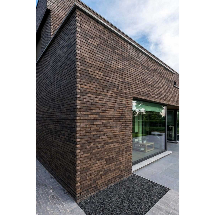 Кирпич облицовочный Terca Bruin-Zwart Iluzo, 238х88х48 мм фото 4