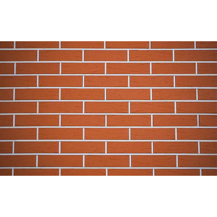 Кирпич облицовочный Керма Классический красный рустик 250х85х65 мм