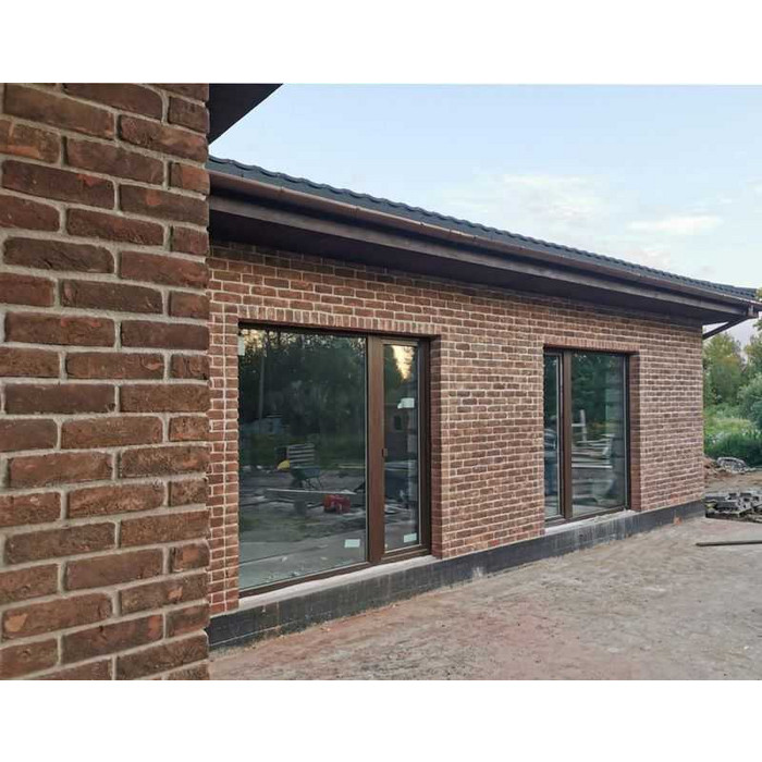 Кирпич облицовочный Faber Jar Петровский Штандарт черно-красный 215х102х65 мм фото 6