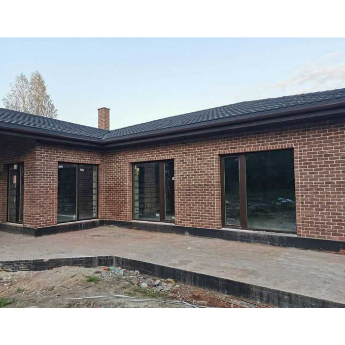 Кирпич облицовочный Faber Jar Петровский Штандарт черно-красный 215х102х65 мм фото 7