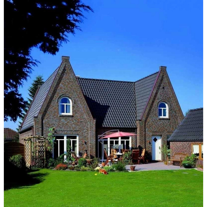 Кирпич облицовочный Roben Wiesmoor kohle-bunt, 240х115х71 мм фото 2