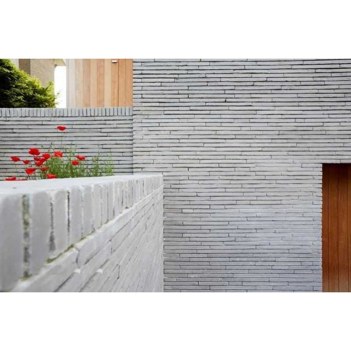 Кирпич облицовочный Terca Polaris Wasserstrich Special Grijs, 510х100х40 мм фото 7
