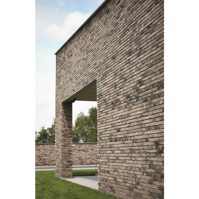 Кирпич облицовочный Terca Grijs-Zwart Iluzo, 238х88х48 мм фото 5