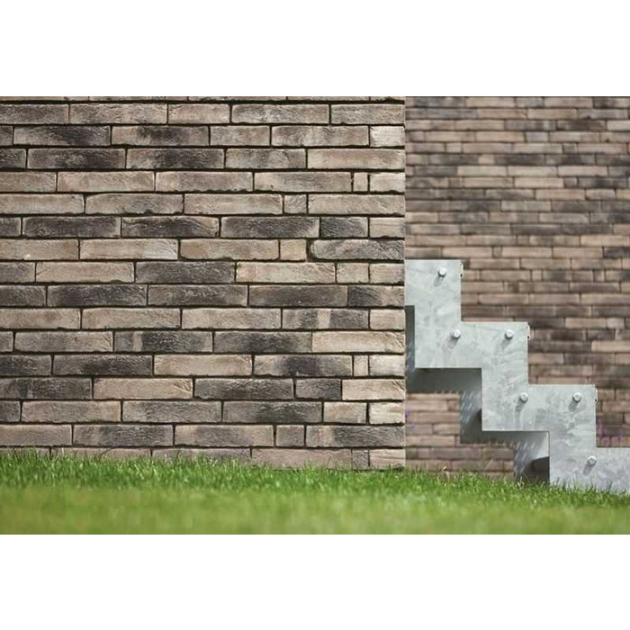 Кирпич облицовочный Terca Grijs-Zwart Iluzo, 238х88х48 мм фото 7