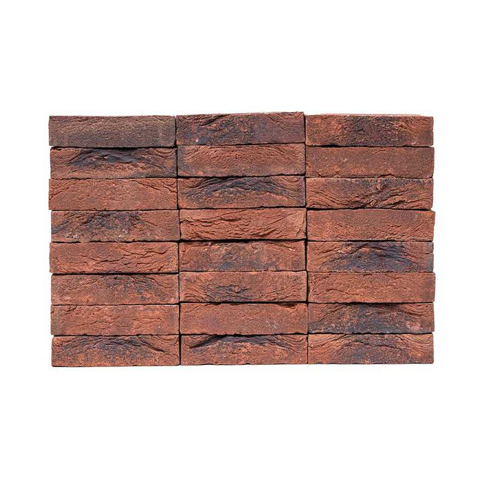 Кирпич облицовочный ENGELS Limburgs oranje bont, 209х101х50 мм