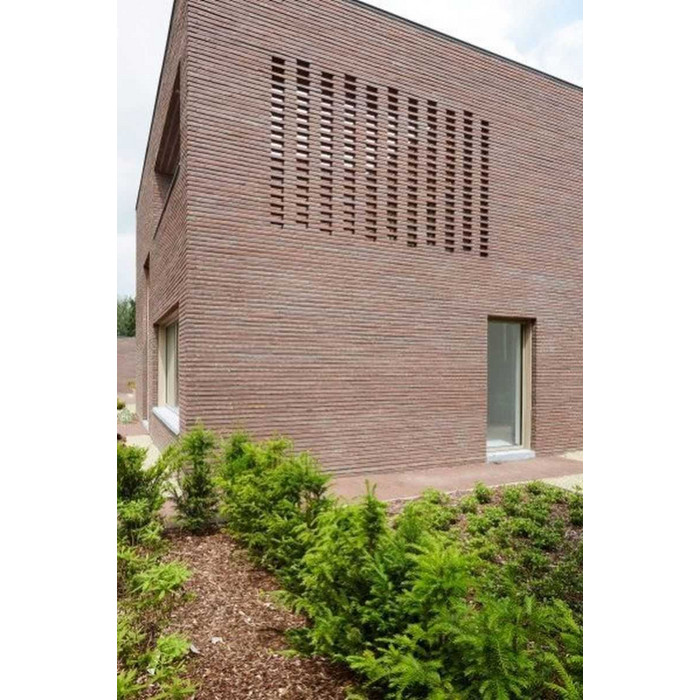 Облицовочный кирпич Terca Tobago Wasserstrich Special Rood, 495х100х38 мм фото 8