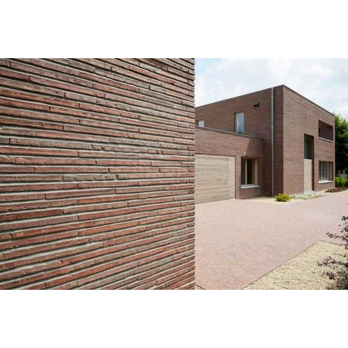 Облицовочный кирпич Terca Tobago Wasserstrich Special Rood, 495х100х38 мм фото 4