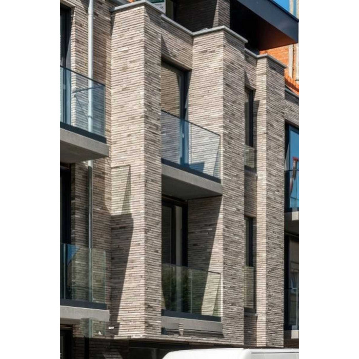 Кирпич облицовочный Terca Wasserstrich Special Kwartsgrijs (Arctic Gedampft), 510х100х40 мм фото 3