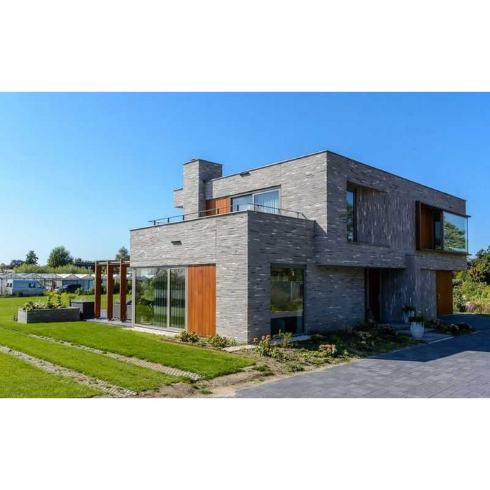 Кирпич облицовочный Terca Wasserstrich Special Kwartsgrijs (Arctic Gedampft), 510х100х40 мм фото 8