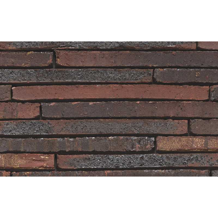 Кирпич облицовочный Terca Tobago Kohle Wasserstrich Special E1, 495х100х38 мм