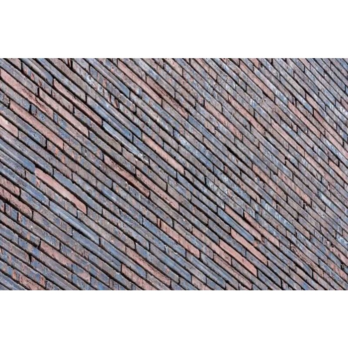 Кирпич облицовочный Terca Tobago Kohle Wasserstrich Special E1, 495х100х38 мм фото 7