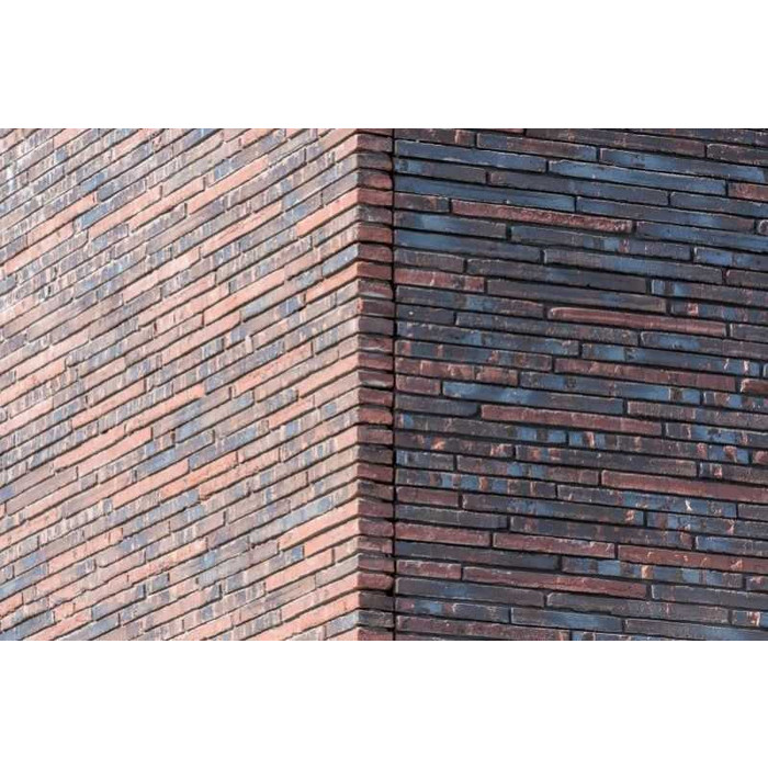 Кирпич облицовочный Terca Tobago Kohle Wasserstrich Special E1, 495х100х38 мм фото 6