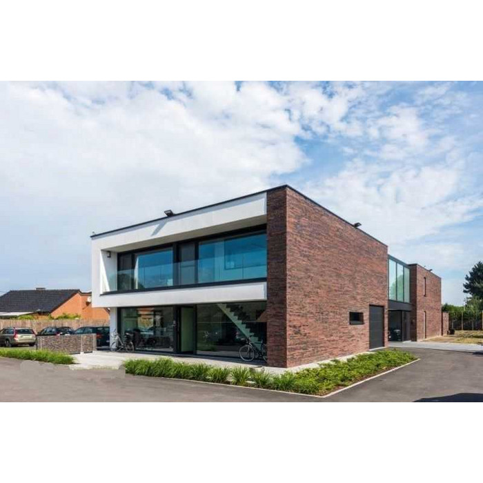 Кирпич облицовочный Terca Tobago Kohle Wasserstrich Special E1, 495х100х38 мм фото 10