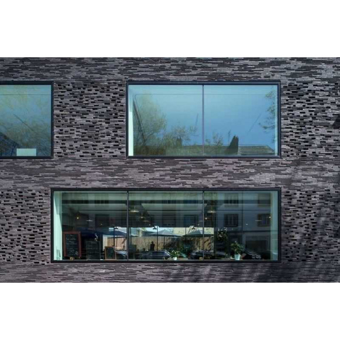 Кирпич облицовочный Terca Cassia Zwart Grafiet, 400х95х48 мм фото 5