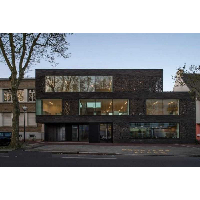 Кирпич облицовочный Terca Cassia Zwart Grafiet, 400х95х48 мм фото 9