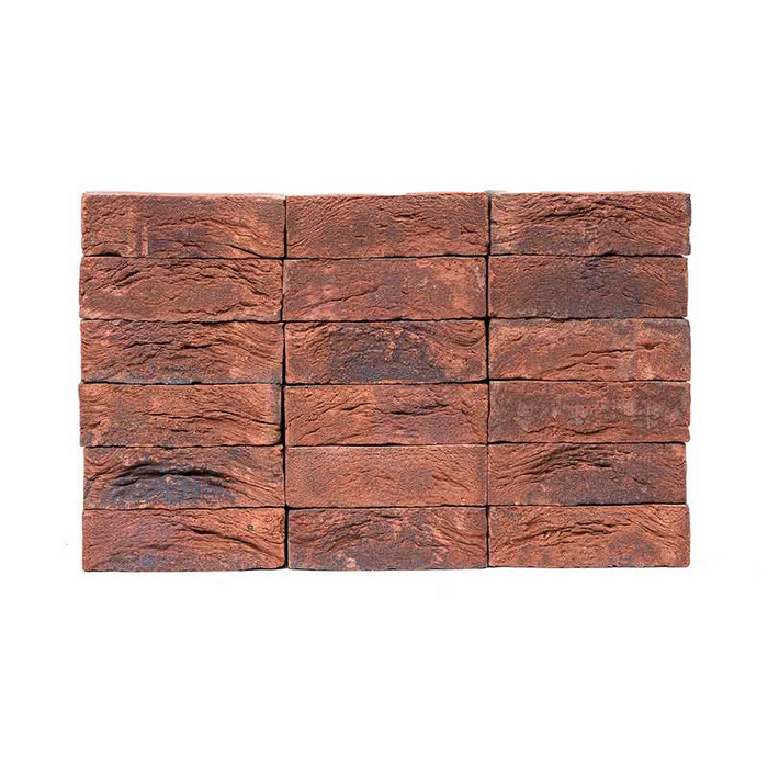 Кирпич облицовочный ENGELS Limburgs oranje bont, 215х45-50х66 мм