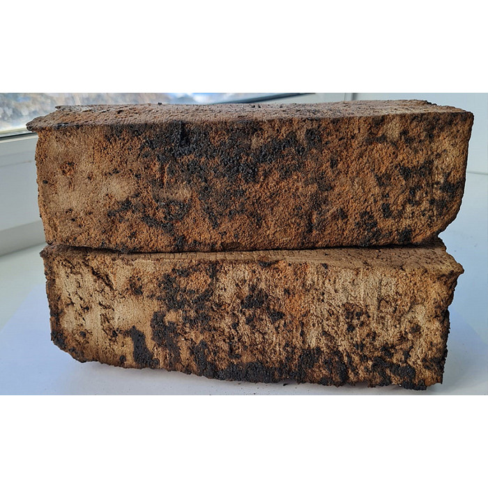 Кирпич облицовочный Faber Jar Петровский Штандарт Коричнево-черный 215х102х65 мм фото 2