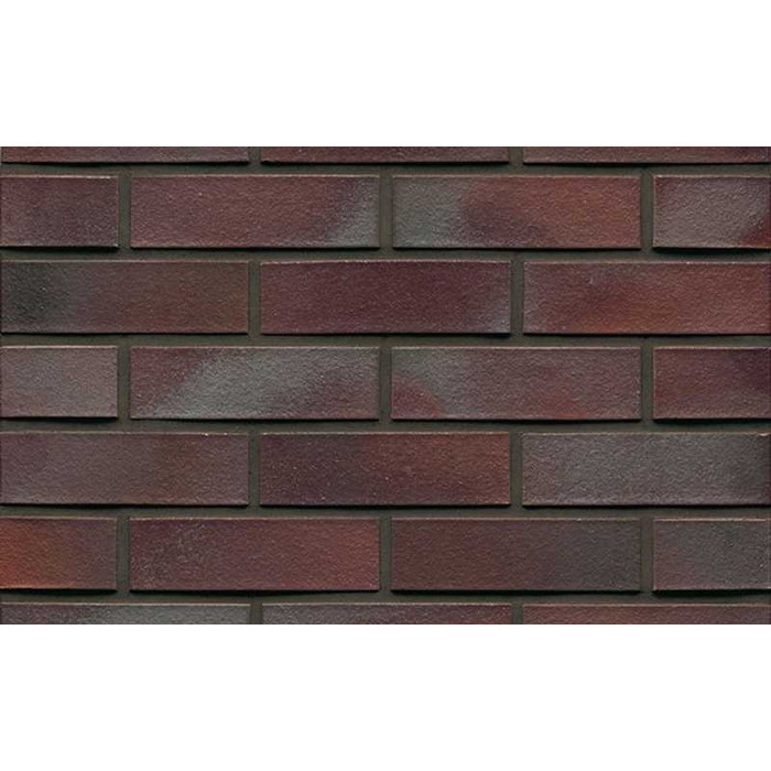 Кирпич клинкерный Muhr 10 Violettblau geflammt гладкий, 250х120х65 мм