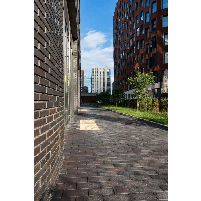 Кирпич клинкерный Muhr 15 Schwarz-bunt Edelglanz гладкий, 240х90х40 мм фото 8