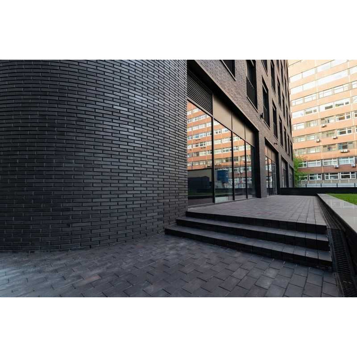 Кирпич клинкерный Muhr 15 Schwarz-bunt Edelglanz гладкий, 240х90х40 мм фото 2