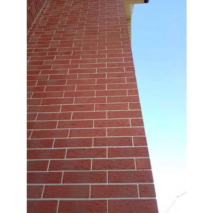 Кирпич ЛСР Лондон береста клинкерный красный M300 250х85х65 мм фото 9