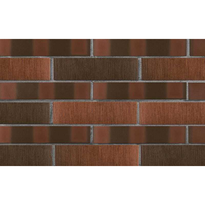 Кирпич клинкерный ЛСР 0,61 НФ темно-красный флэшинг пестрый, 280х85х50 мм фото 3