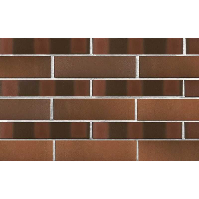 Кирпич клинкерный ЛСР 0,61 НФ темно-красный флэшинг пестрый, 280х85х50 мм фото 2