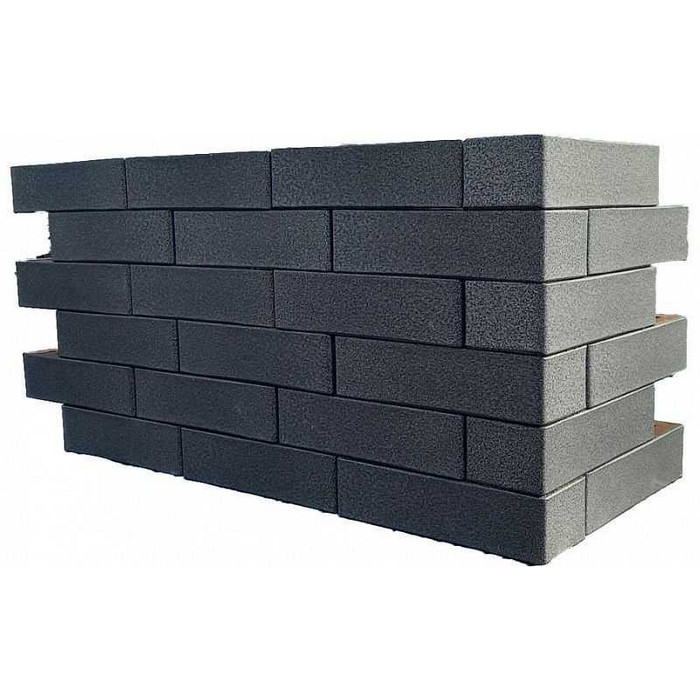 Кирпич клинкерный ЛСР коричневый серебристый ангоб, гладкий, 250х85х65 мм фото 2