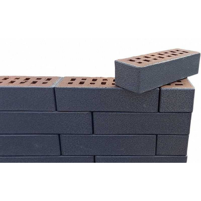 Кирпич клинкерный ЛСР коричневый серебристый ангоб, гладкий, 250х85х65 мм фото 4