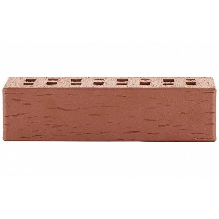 Кирпич клинкерный ЛСР Эдинбург темно-красный классик береста M300 250х85х65 мм фото 5