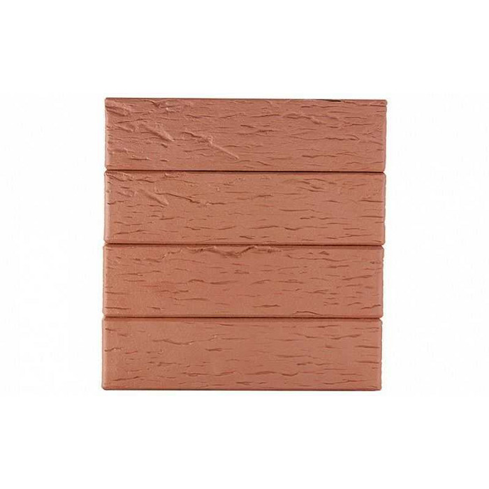 Кирпич клинкерный ЛСР Эдинбург темно-красный классик береста M300 250х85х65 мм фото 6